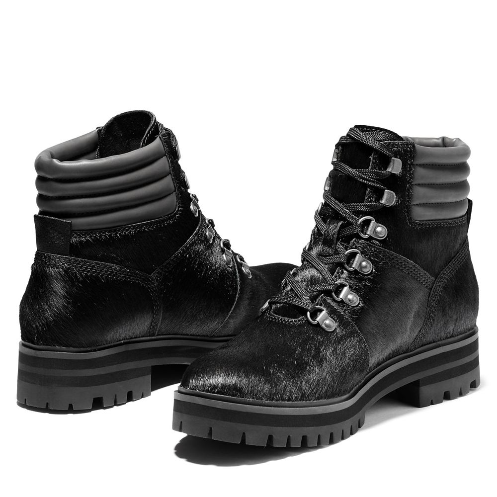 Botas Con Cordones Timberland Mujer London Square Negras - Chile QNC-379614